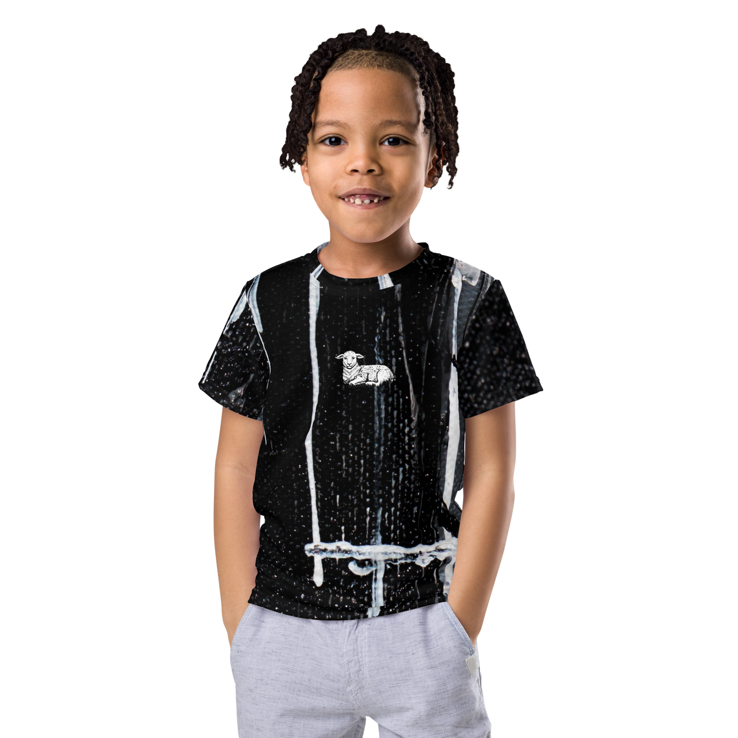 Kids Lamb Crew Neck T-shirt - Lamb Fashion Store