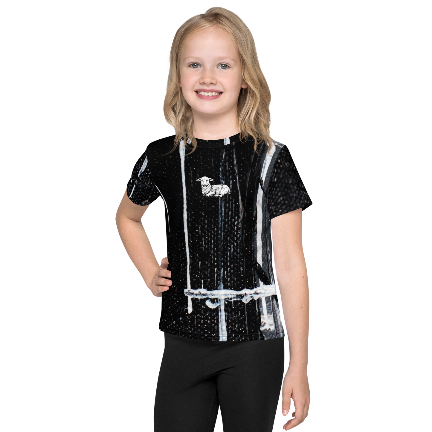 Kids Lamb Crew Neck T-shirt - Lamb Fashion Store