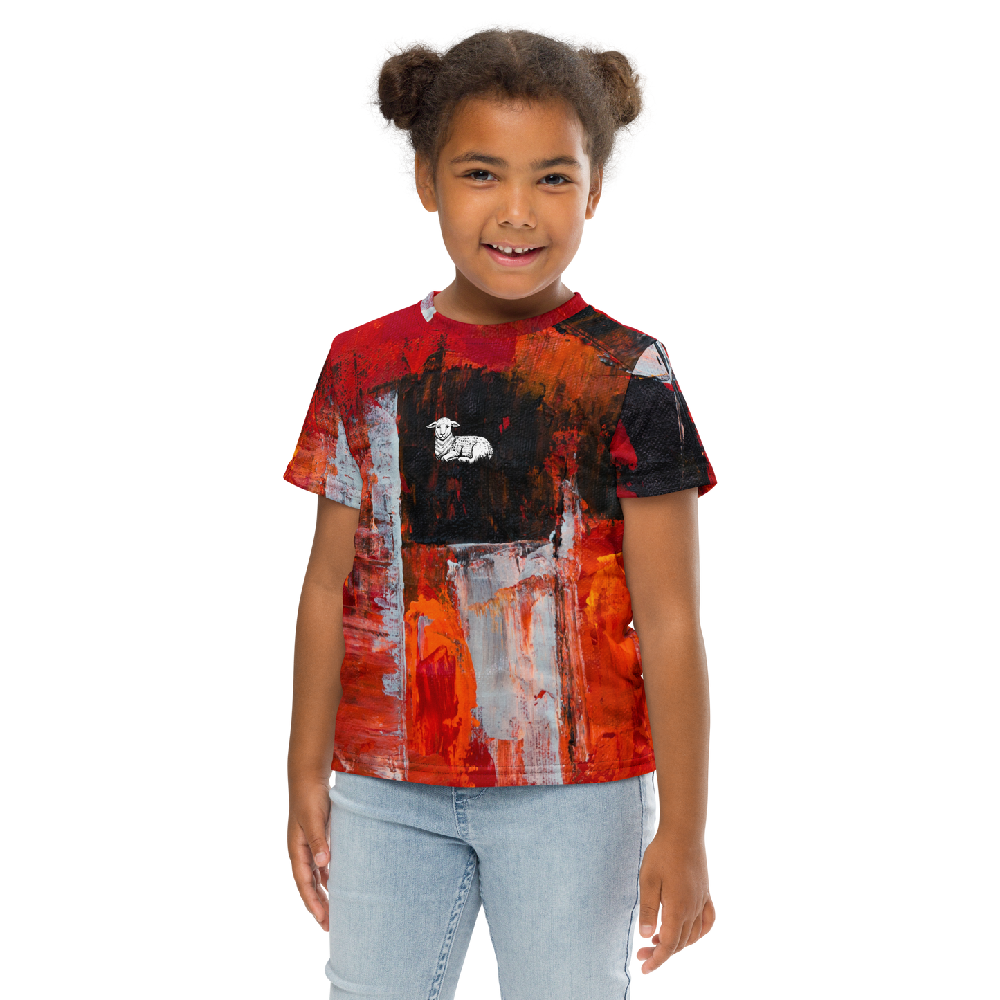 Kids Lamb Crew Neck T-shirt - Lamb Fashion Store