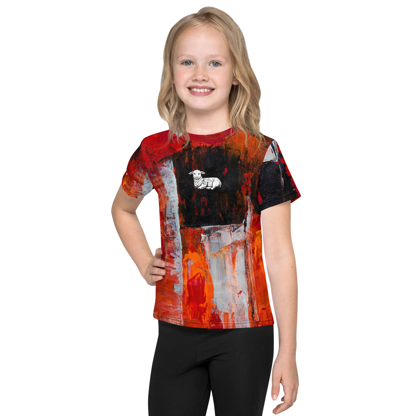 Kids Lamb Crew Neck T-shirt - Lamb Fashion Store