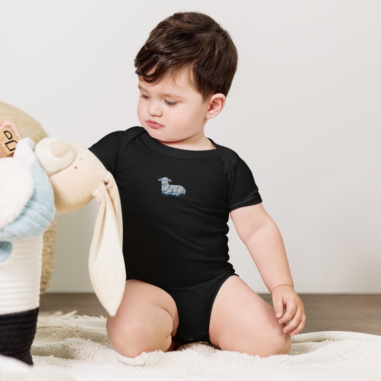 Baby Lamb Short Sleeve One Piece - Lamb Fashion Store
