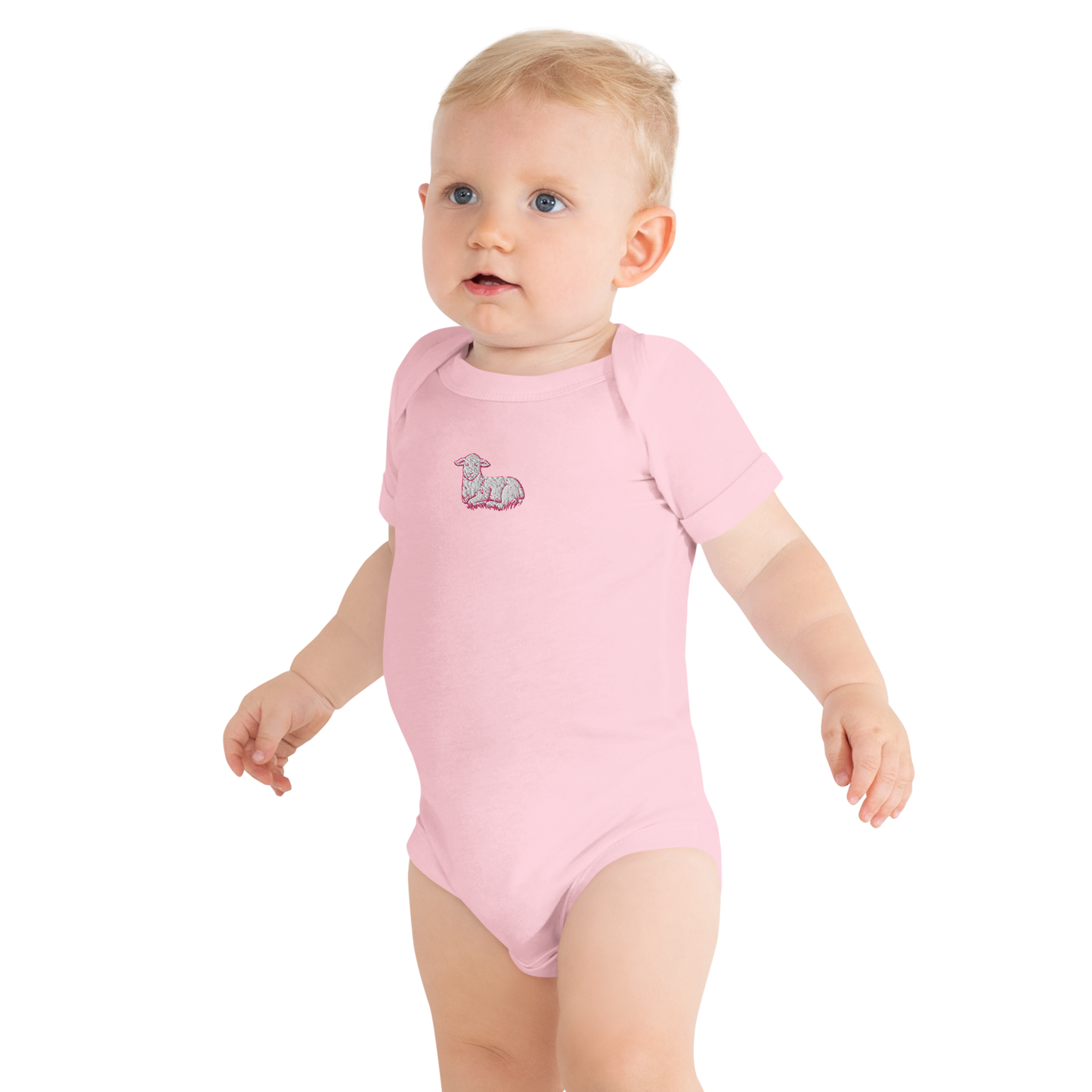 Baby Lamb Short Sleeve One Piece - Lamb Fashion Store