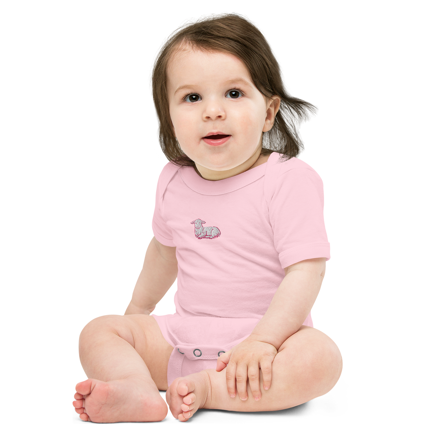 Baby Lamb Short Sleeve One Piece - Lamb Fashion Store