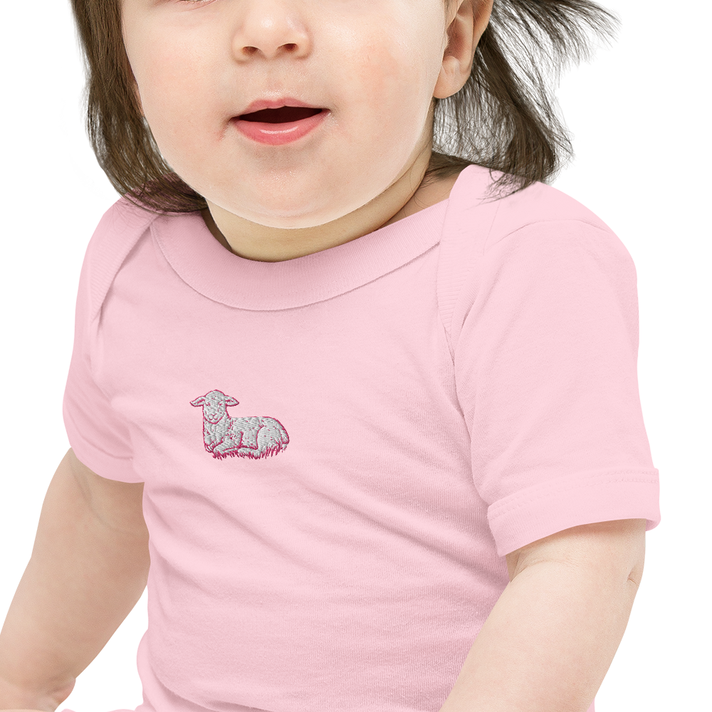 Baby Lamb Short Sleeve One Piece - Lamb Fashion Store