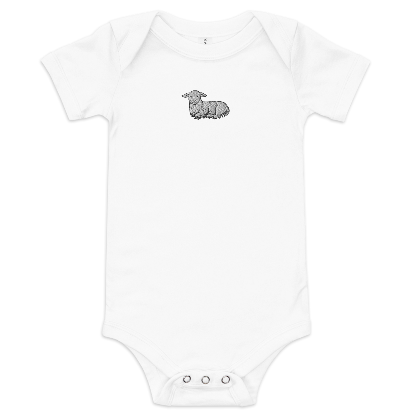 Baby Lamb Short Sleeve One Piece - Lamb Fashion Store