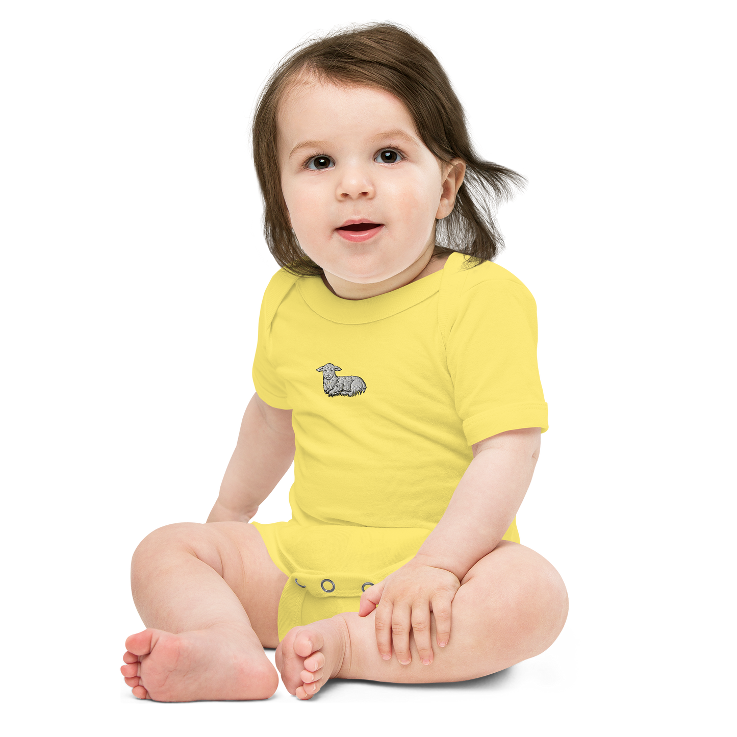 Baby Lamb Short Sleeve One Piece - Lamb Fashion Store