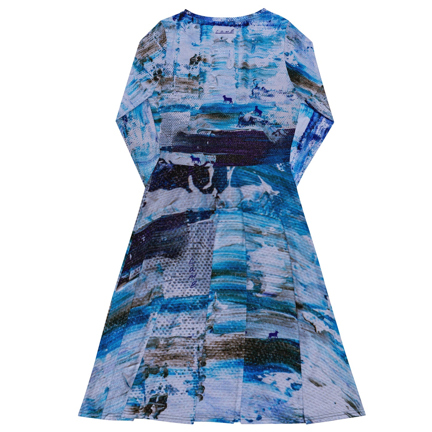 LambLike Blue Style Midi Dress