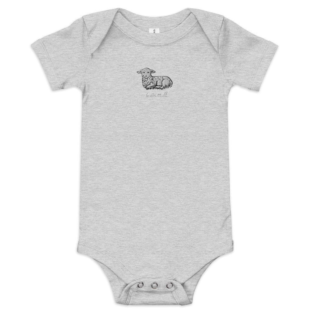 Baby Lamb Short Sleeve One Piece - Lamb Fashion Store