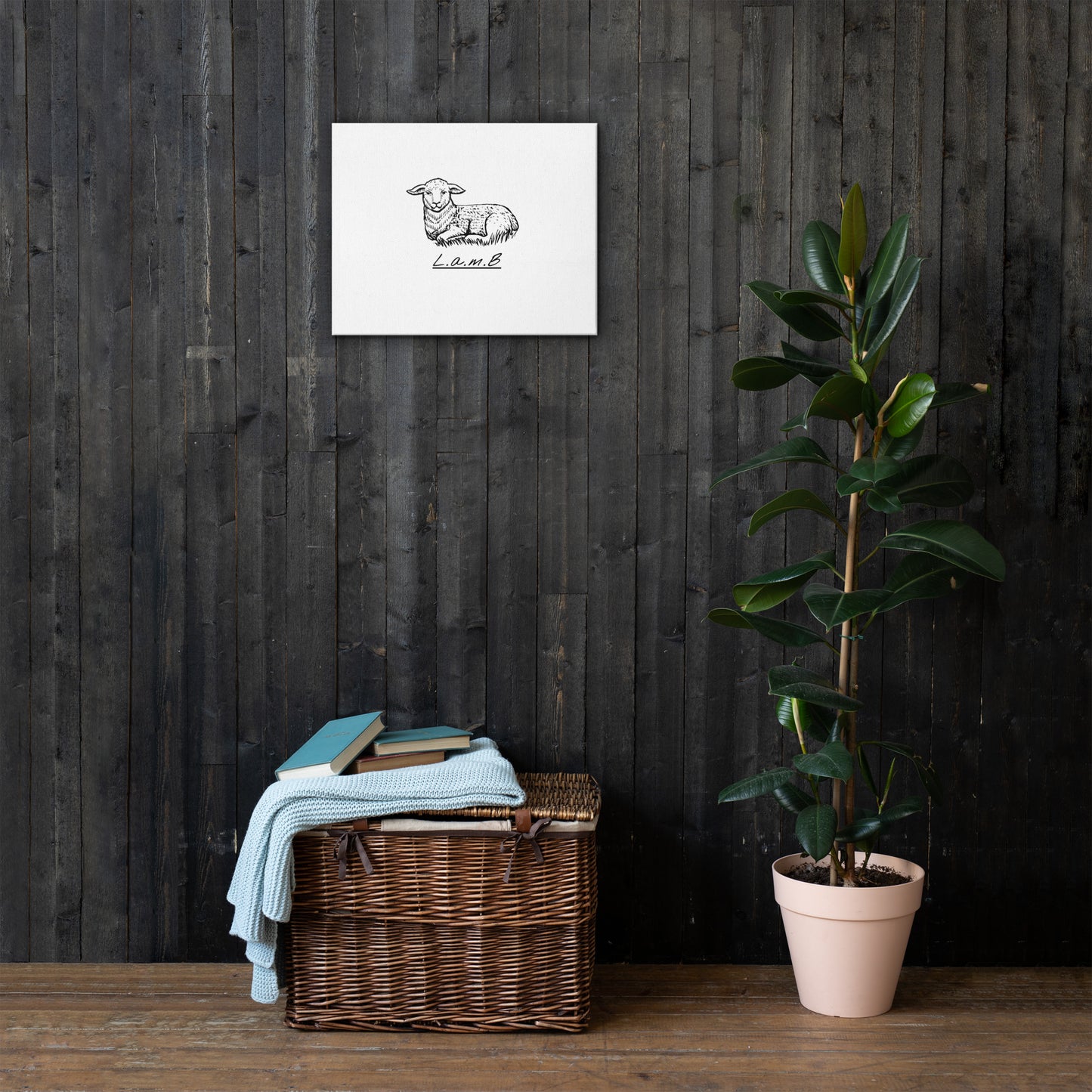 Lamb Thin Canvas