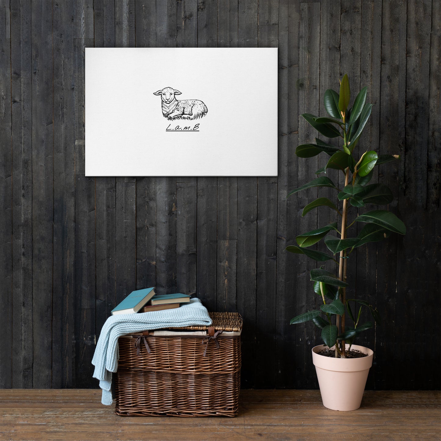 Lamb Thin Canvas