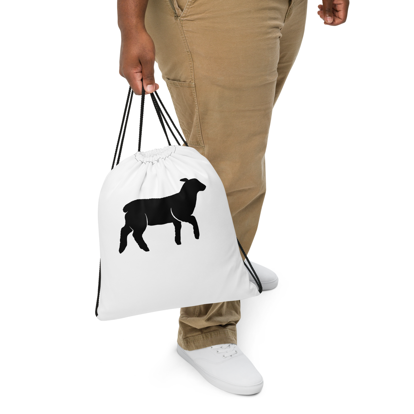 Unisex Lamb Drawstring Bag - Lamb Fashion Store