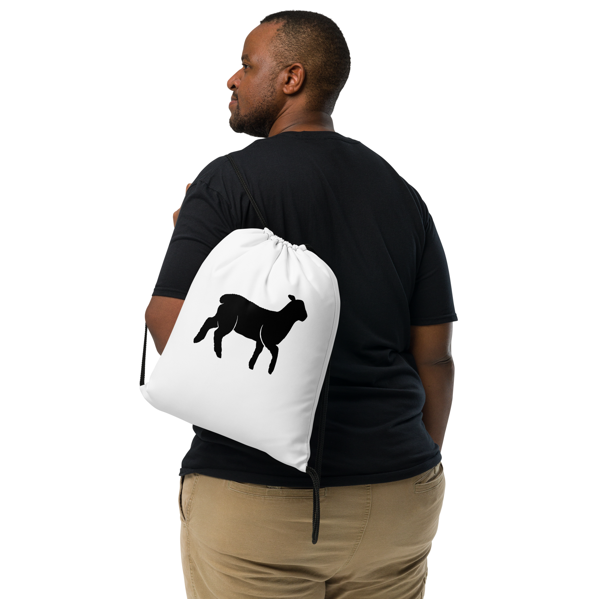 Unisex Lamb Drawstring Bag - Lamb Fashion Store