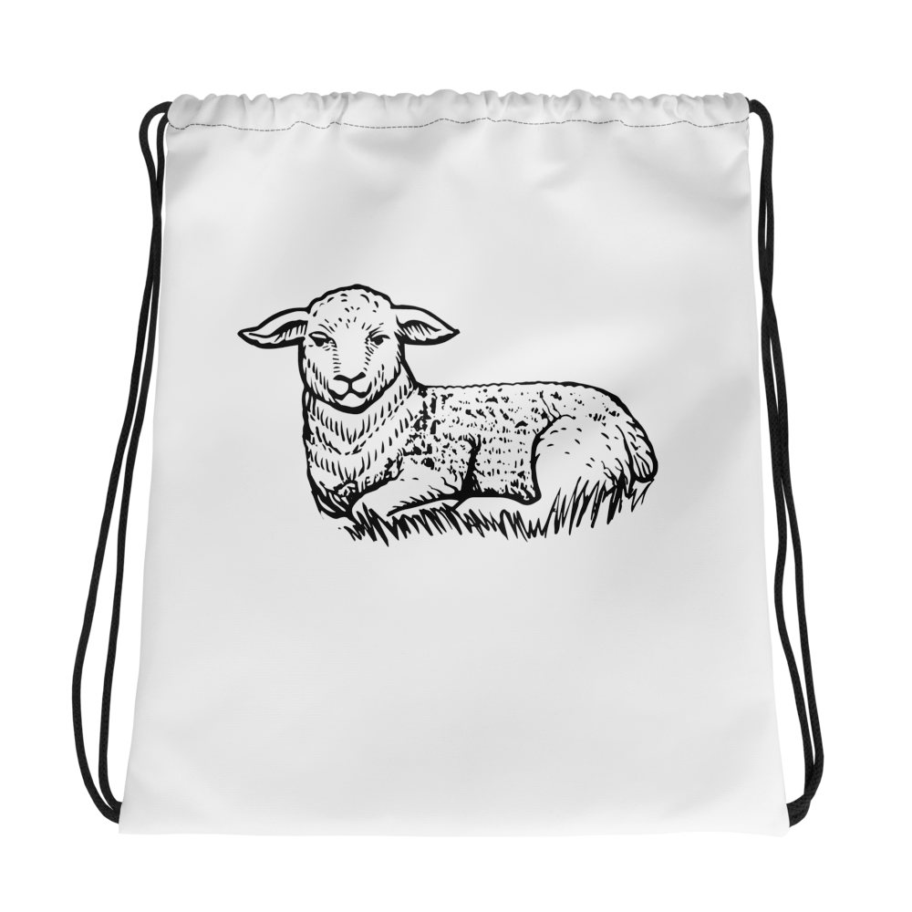 Kids Lamb Drawstring Bag - Lamb Fashion Store