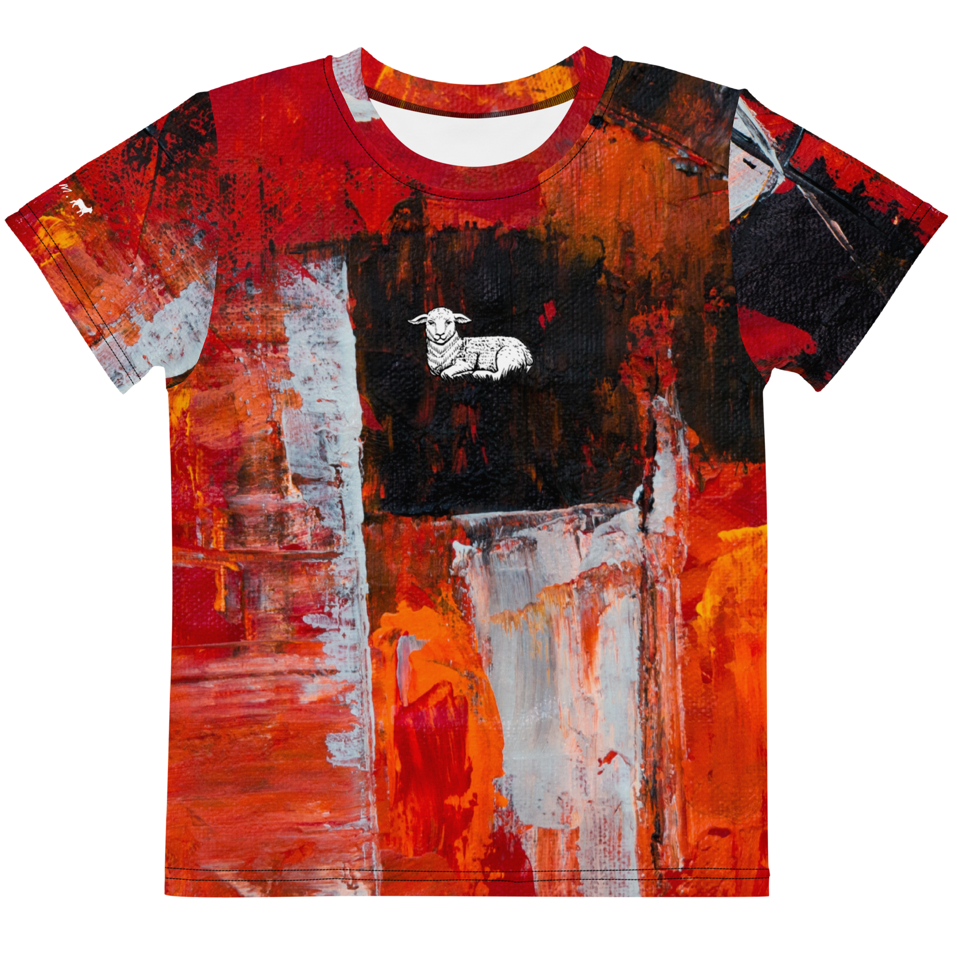 Kids Lamb Crew Neck T-shirt - Lamb Fashion Store