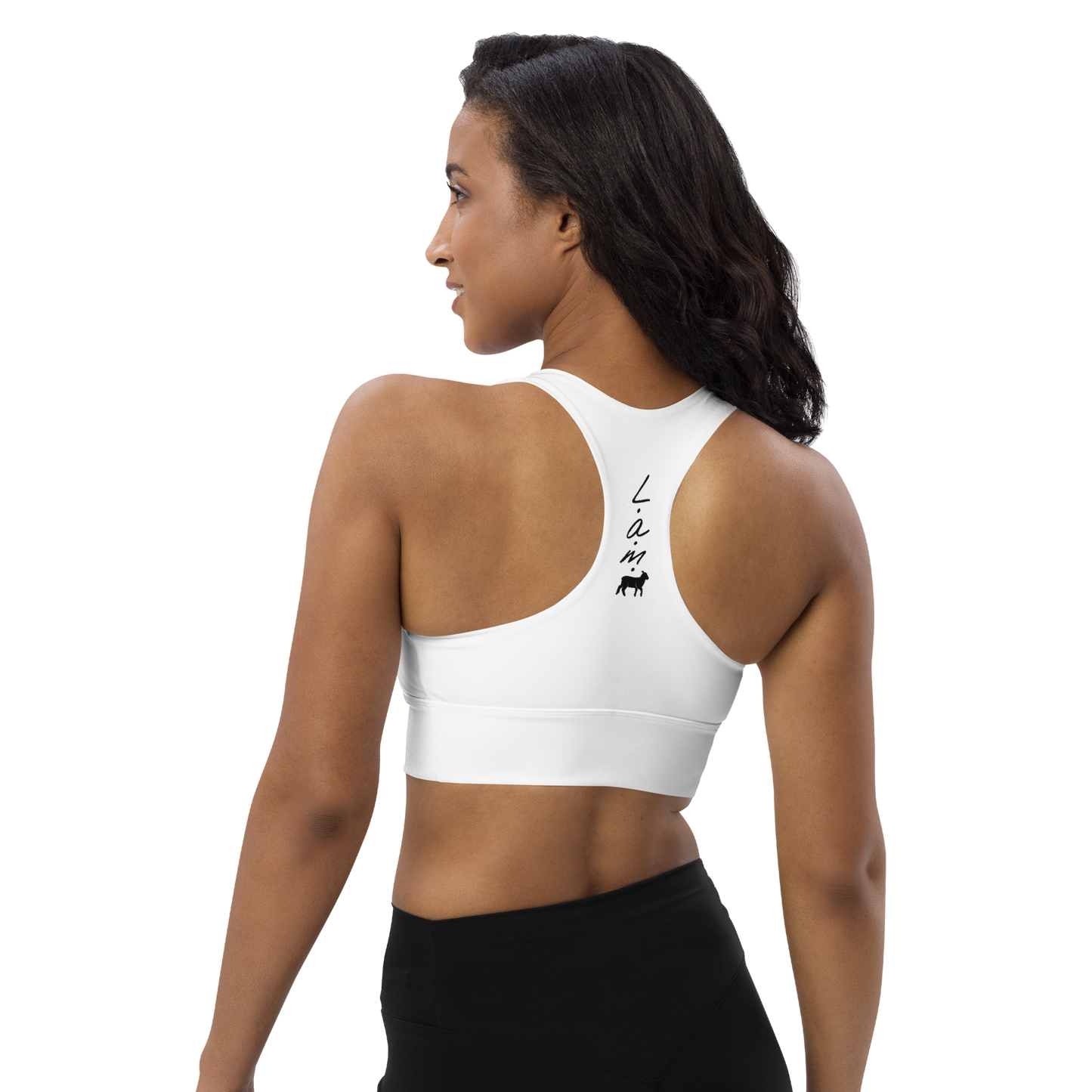 Women's Lamb Longline Sports Bra - Lamb Fashion Store