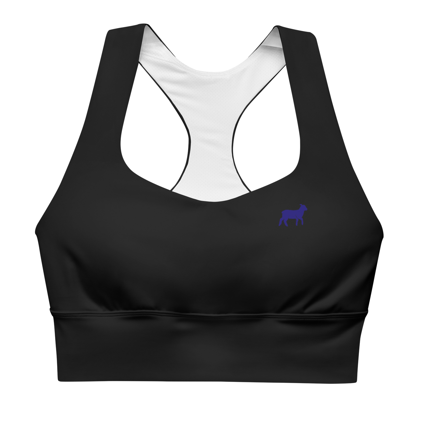 Women's Lamb Longline Sports Bra - Lamb Fashion Store