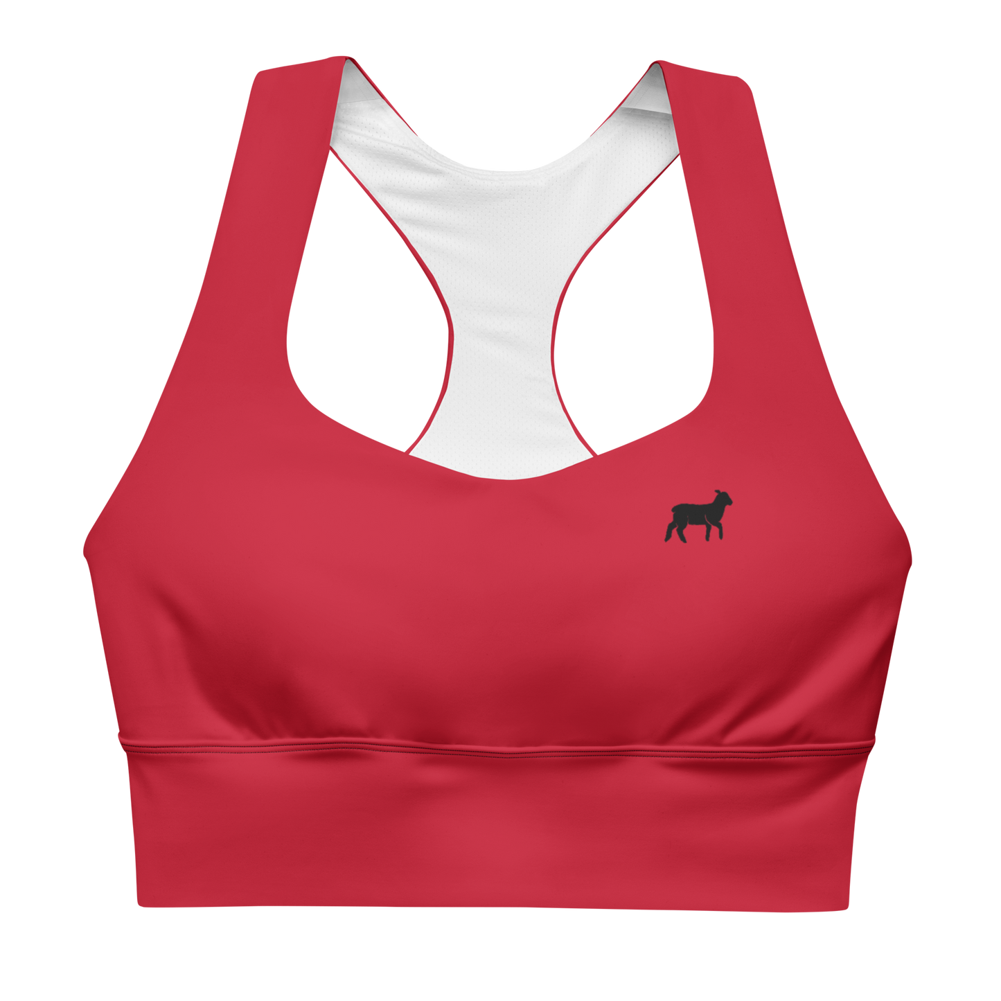 Women's Lamb Longline Sports Bra - Lamb Fashion Store