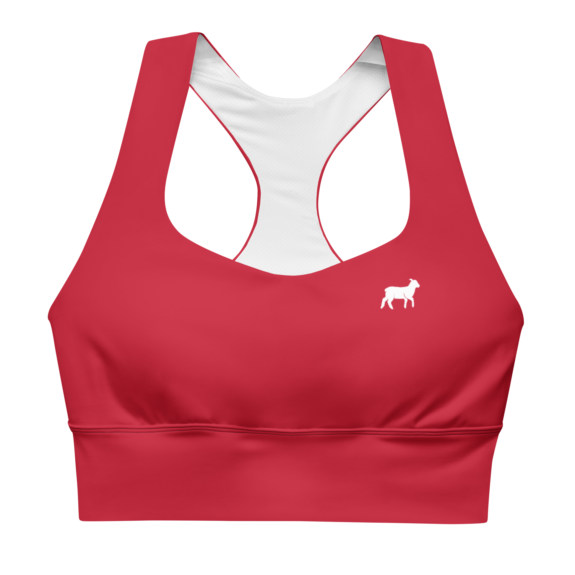 Women's Lamb Longline Sports Bra - Lamb Fashion Store