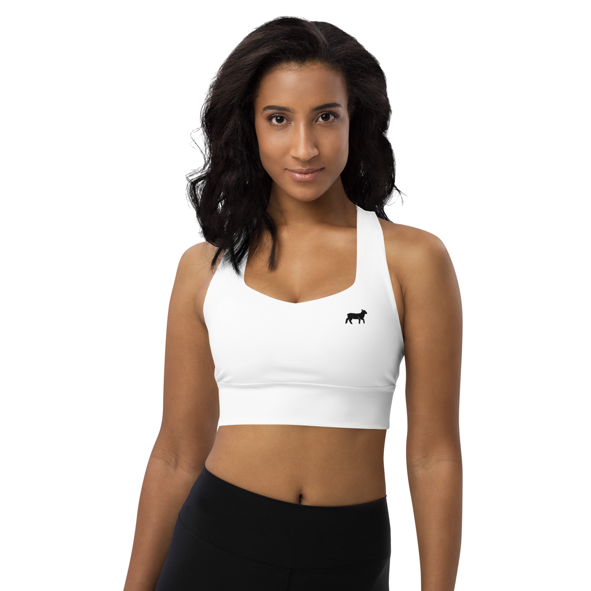 Women's Lamb Longline Sports Bra - Lamb Fashion Store