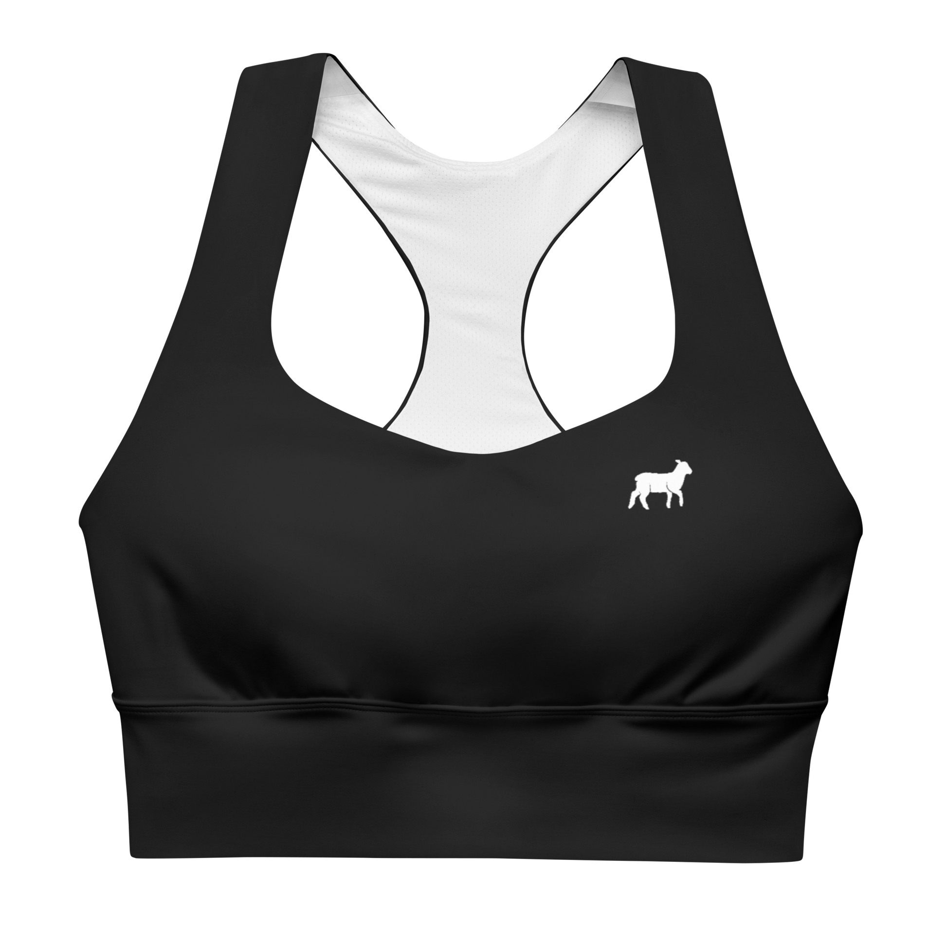 Women's Lamb Longline Sports Bra - Lamb Fashion Store