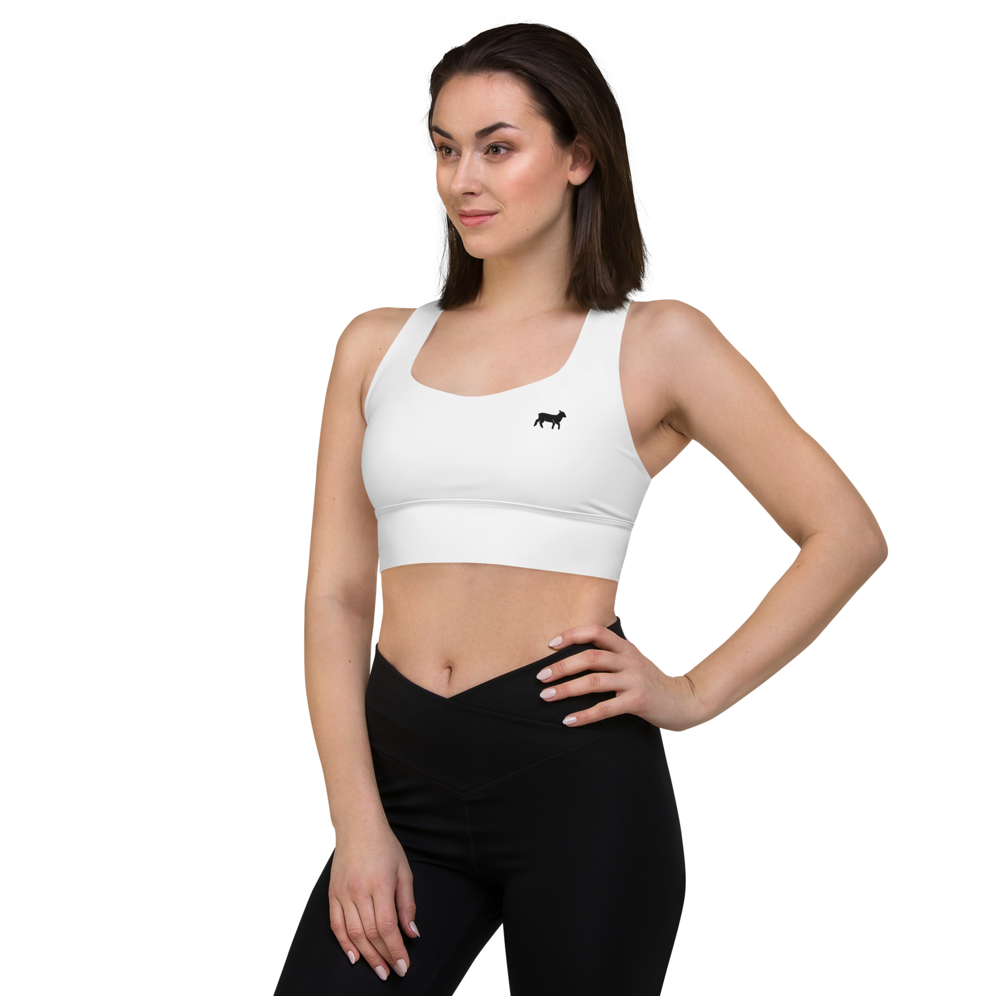 Women's Lamb Longline Sports Bra - Lamb Fashion Store