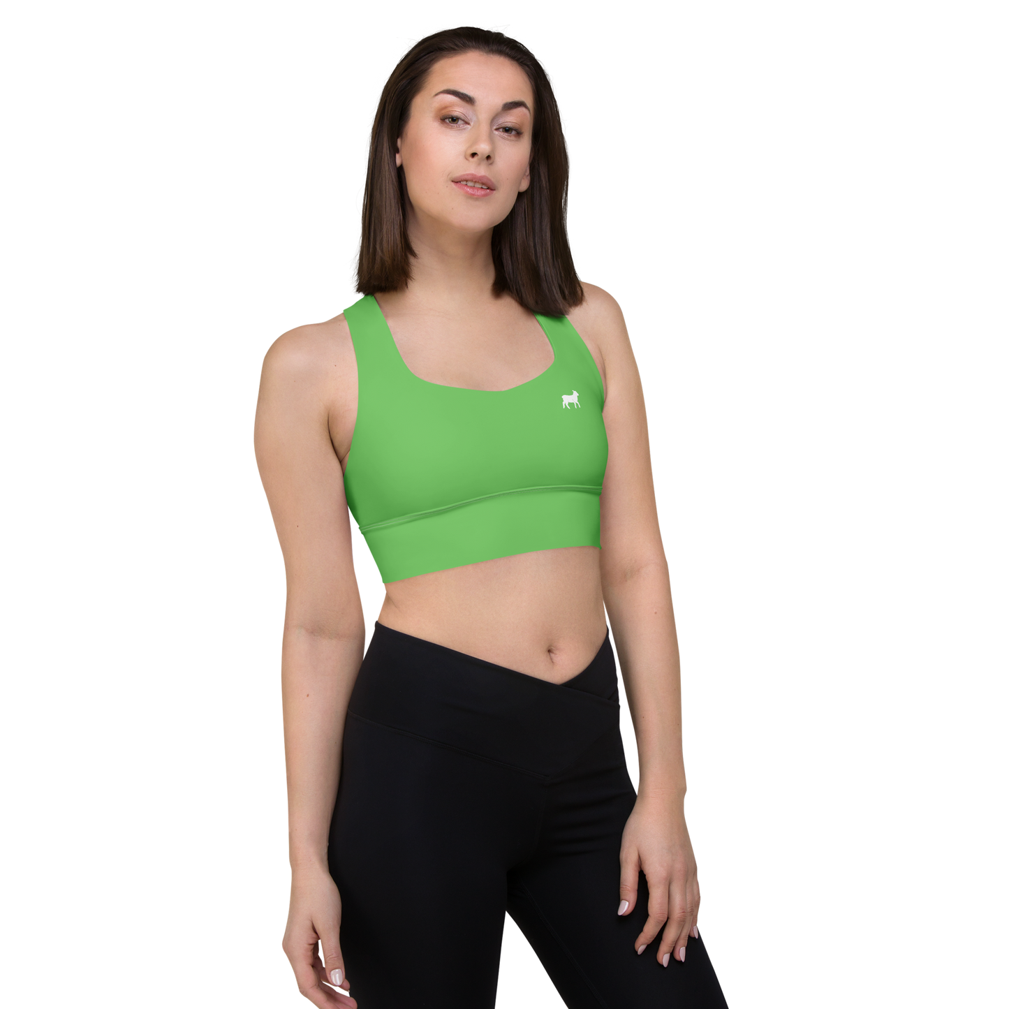 Soutien-gorge de sport long en agneau pour femme