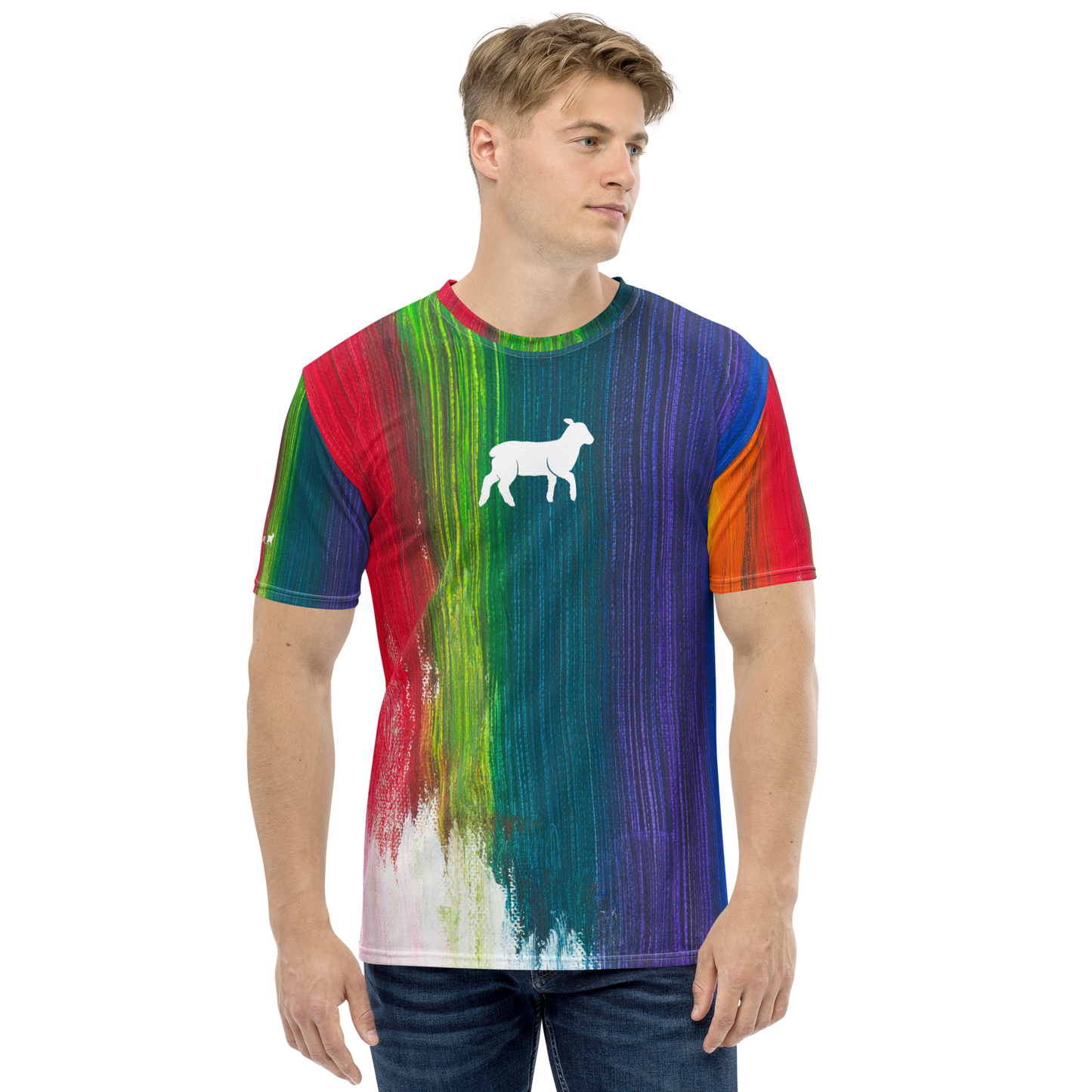 Men's Lamb Spilled Paint T-shirt