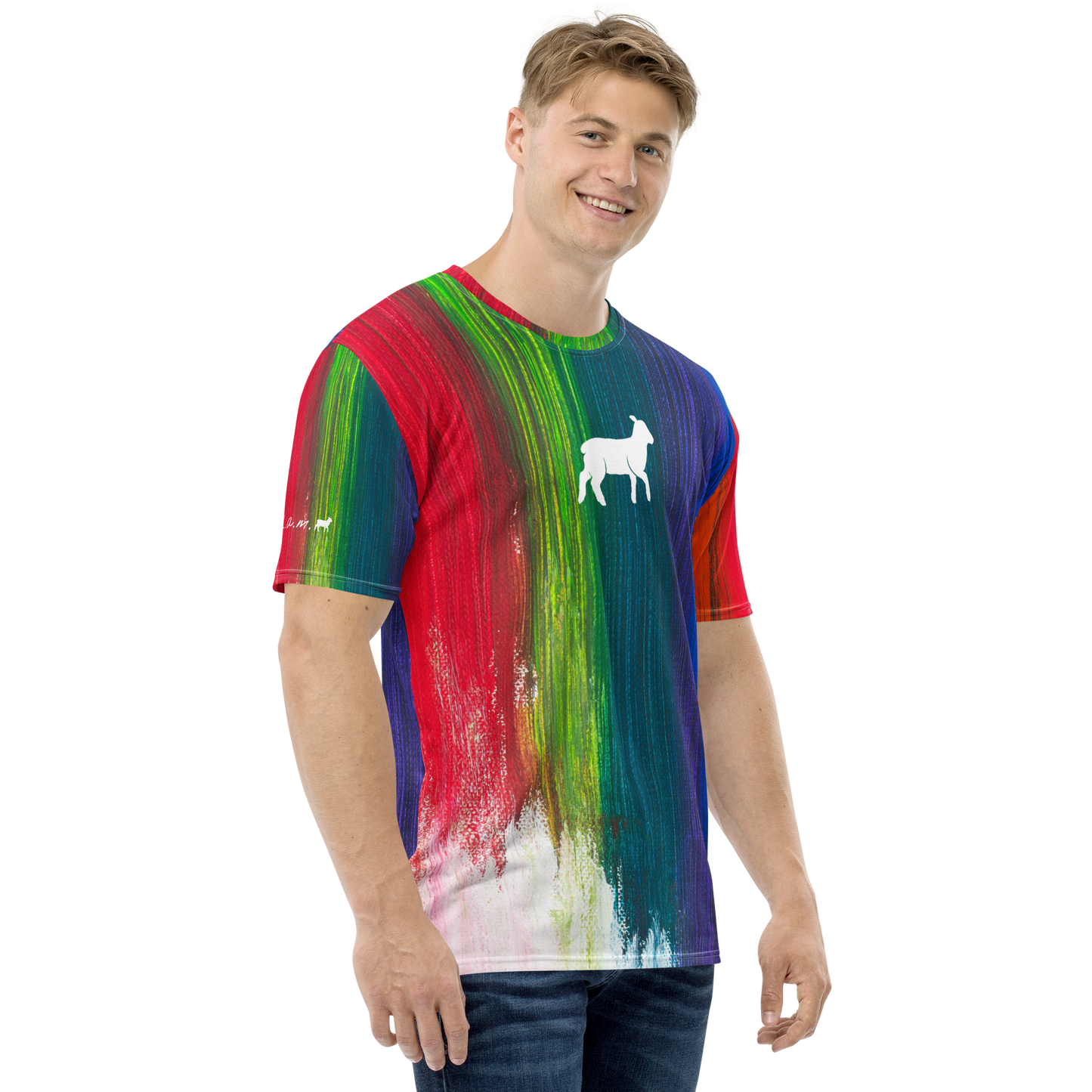 Men's Lamb Spilled Paint T-shirt