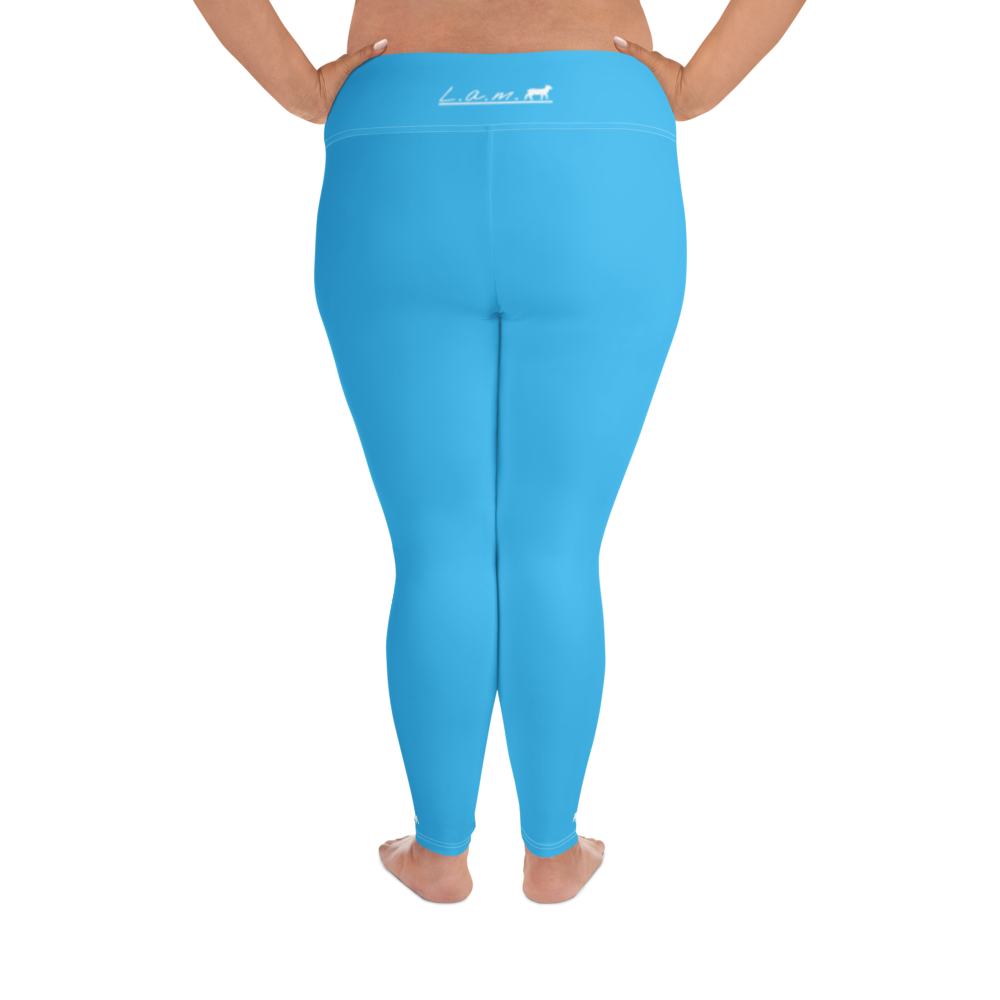 Legging grande taille en agneau pour femme