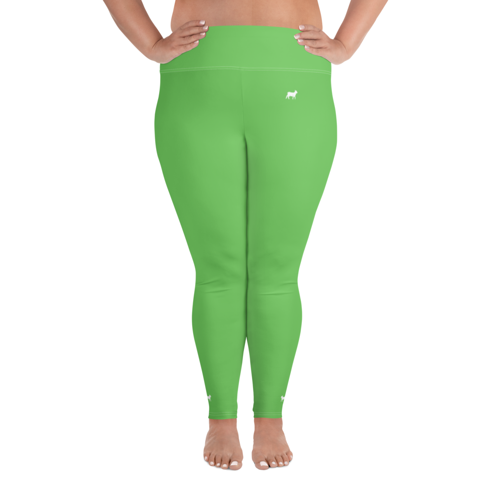 Legging grande taille en agneau pour femme