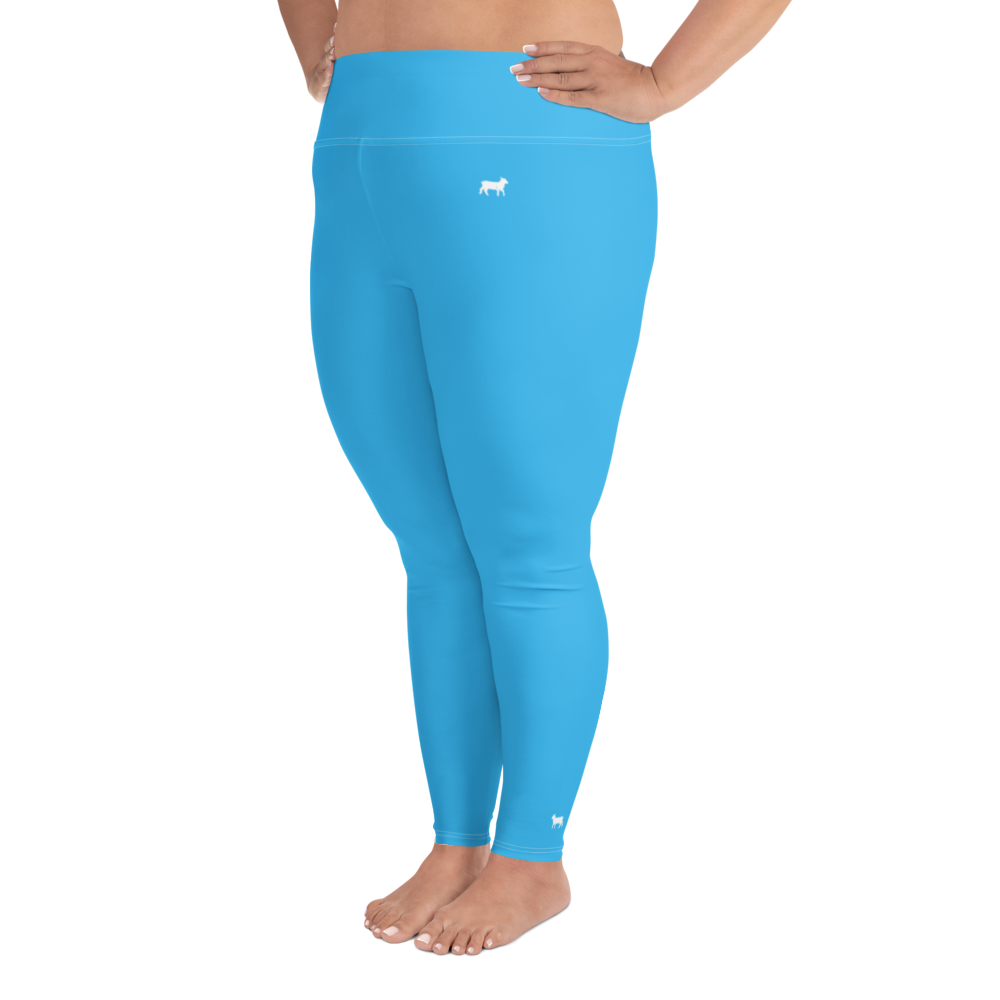 Legging grande taille en agneau pour femme