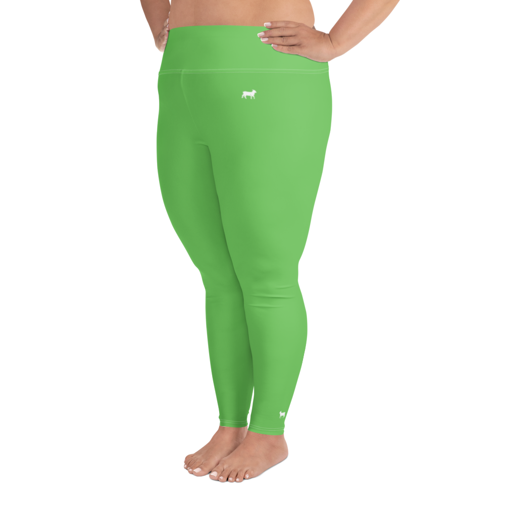 Legging grande taille en agneau pour femme