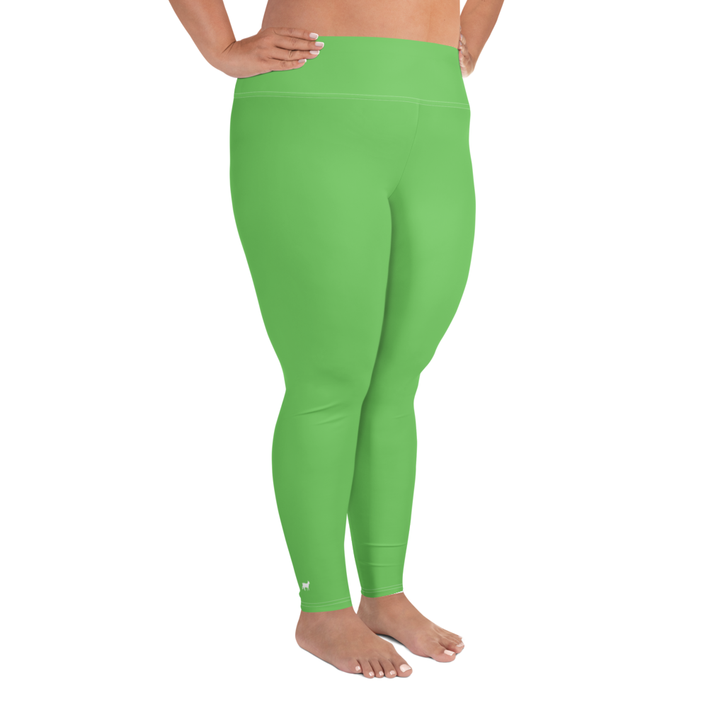 Legging grande taille en agneau pour femme