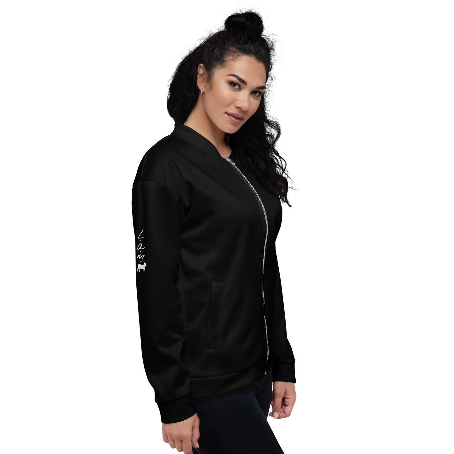 Unisex Lamb Bomber Jacket - Lamb Fashion Store