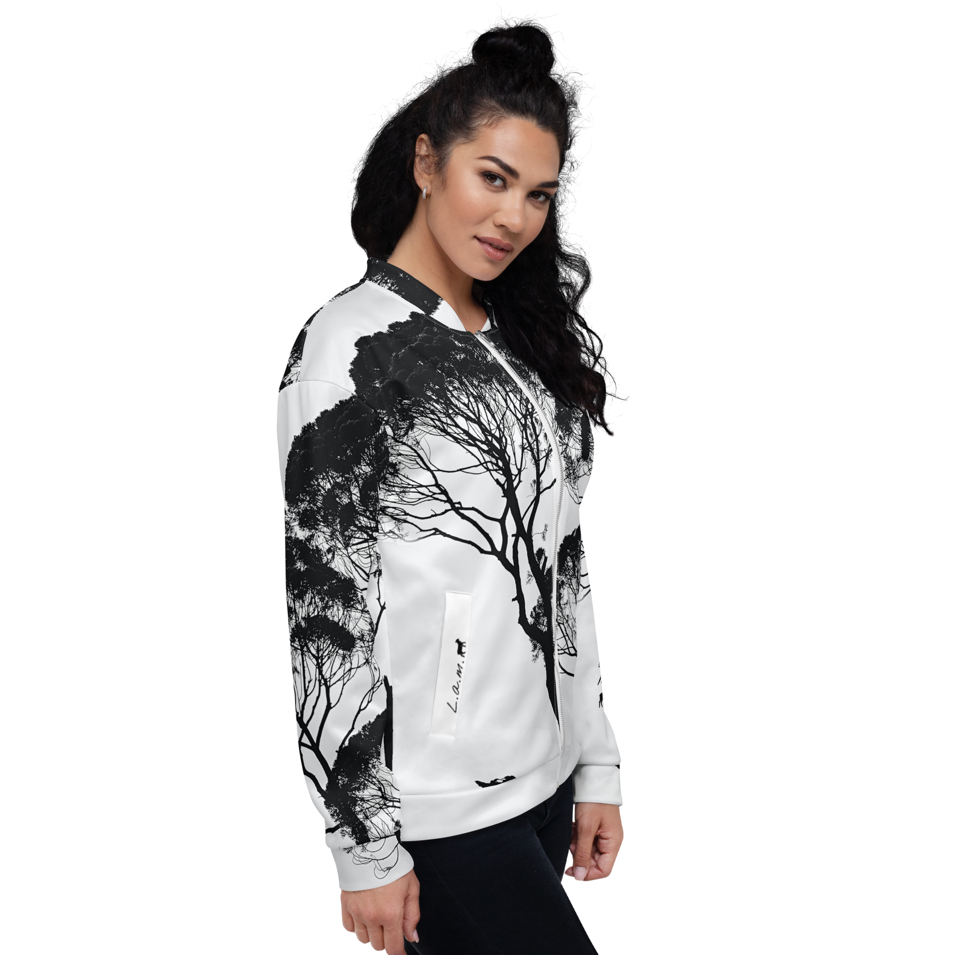 Unisex Lamb Bomber Jacket - Lamb Fashion Store