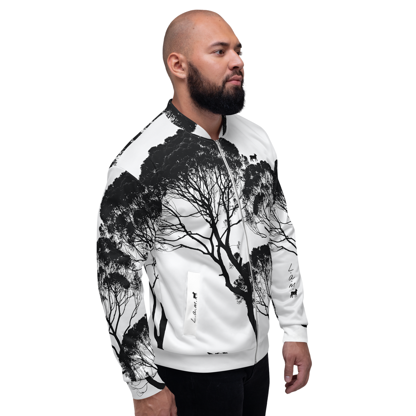 Unisex Lamb Bomber Jacket - Lamb Fashion Store