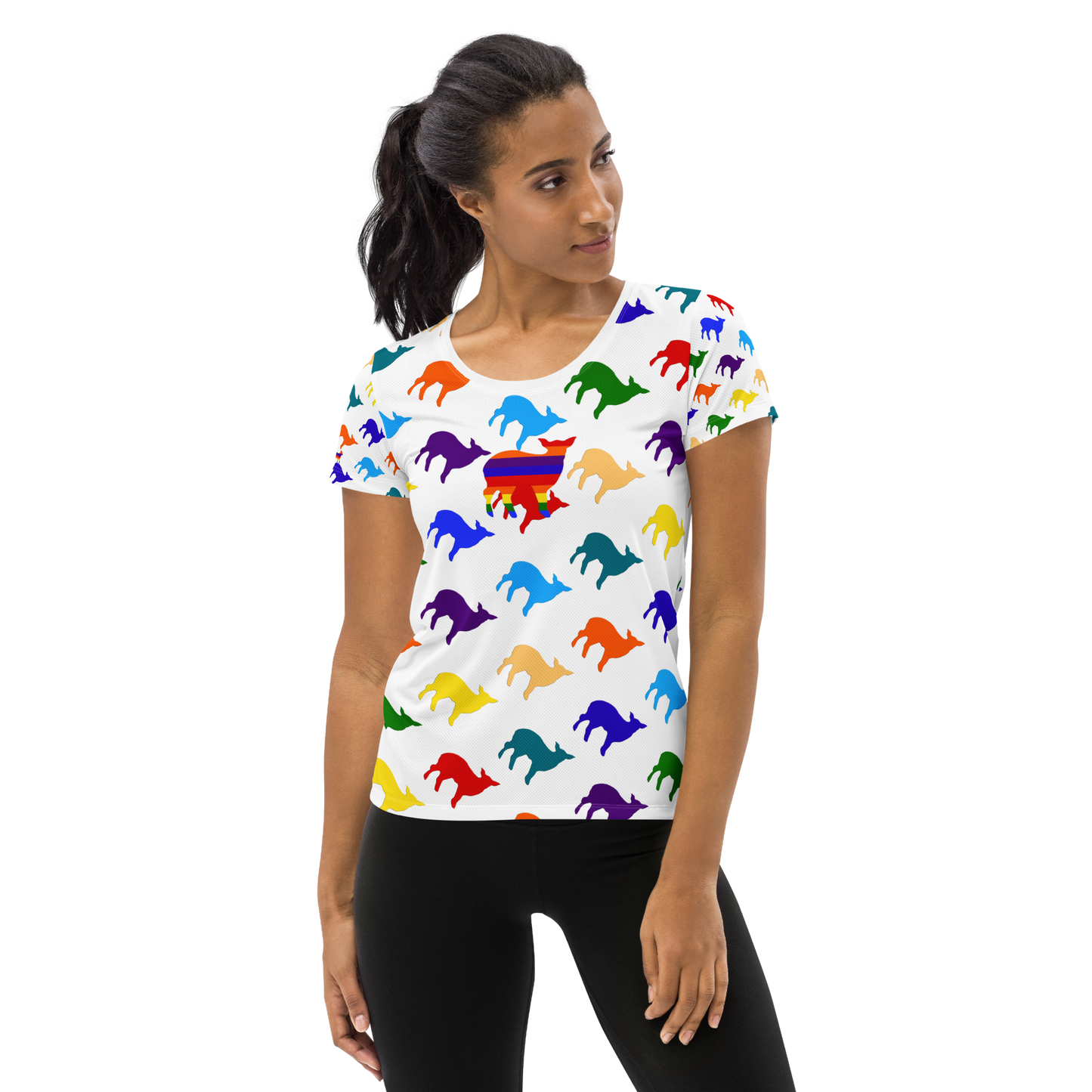 Women's Lamb T-shirt with Moisture Management (Multi Color) - Lamb Fashion Store