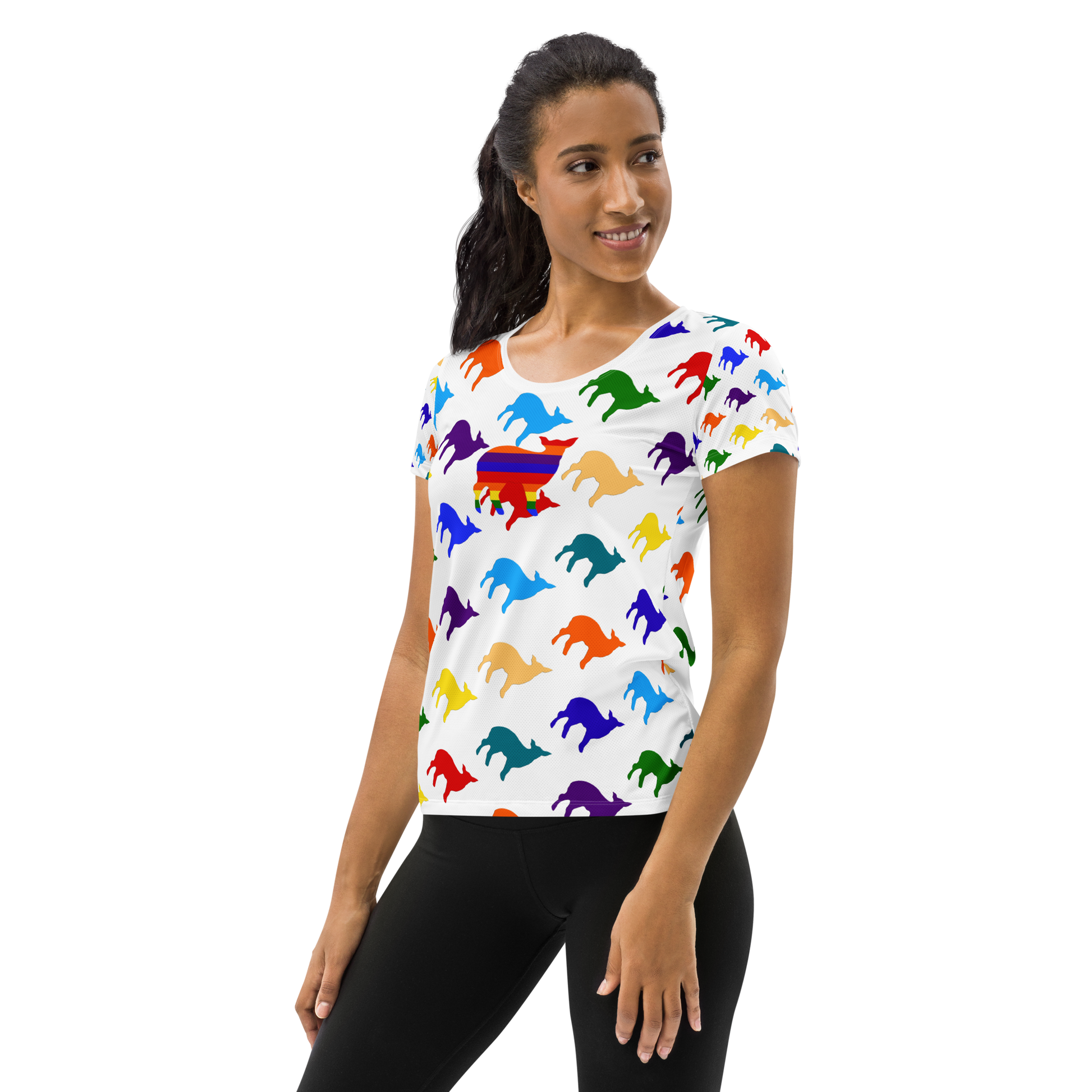 Women's Lamb T-shirt with Moisture Management (Multi Color) - Lamb Fashion Store