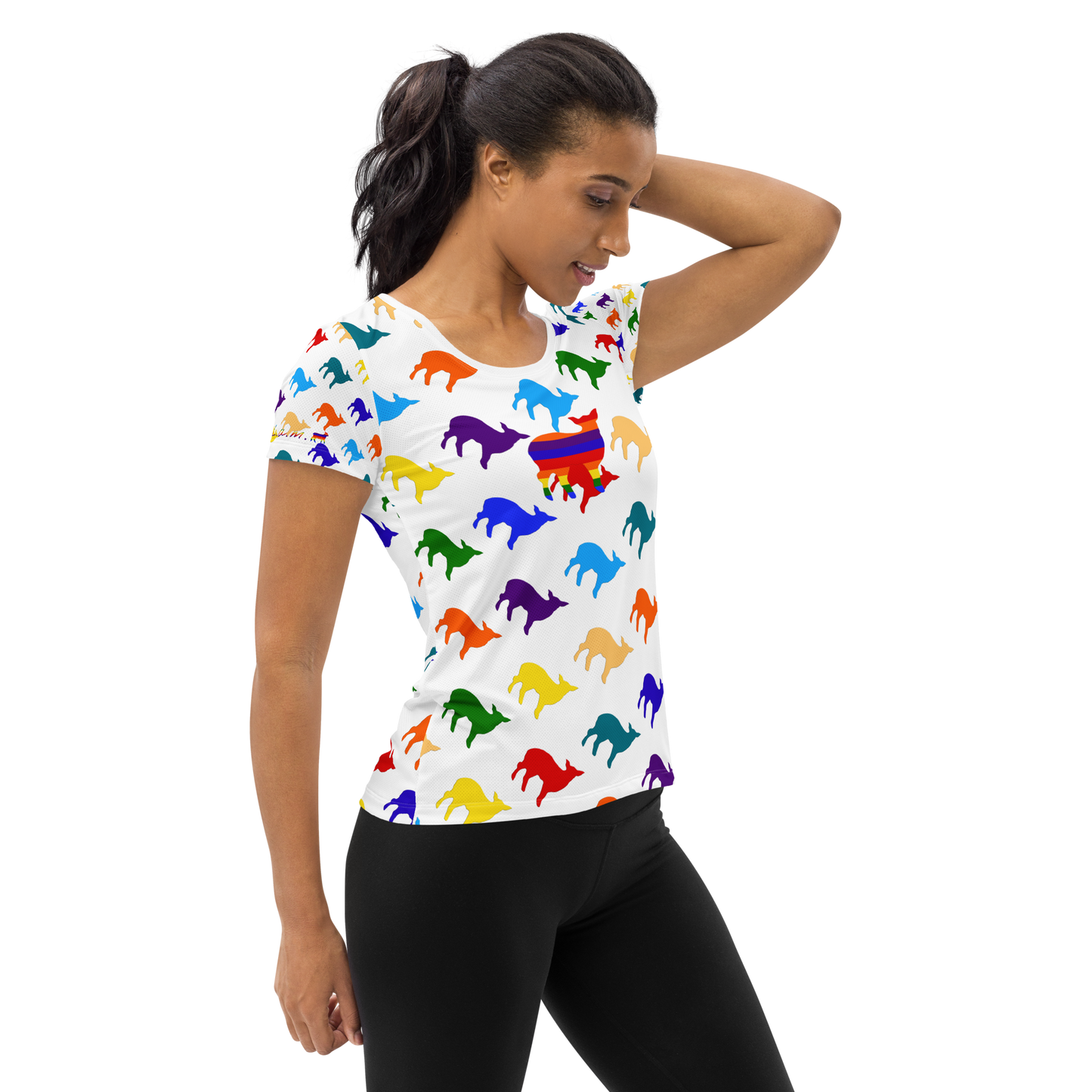 Women's Lamb T-shirt with Moisture Management (Multi Color) - Lamb Fashion Store