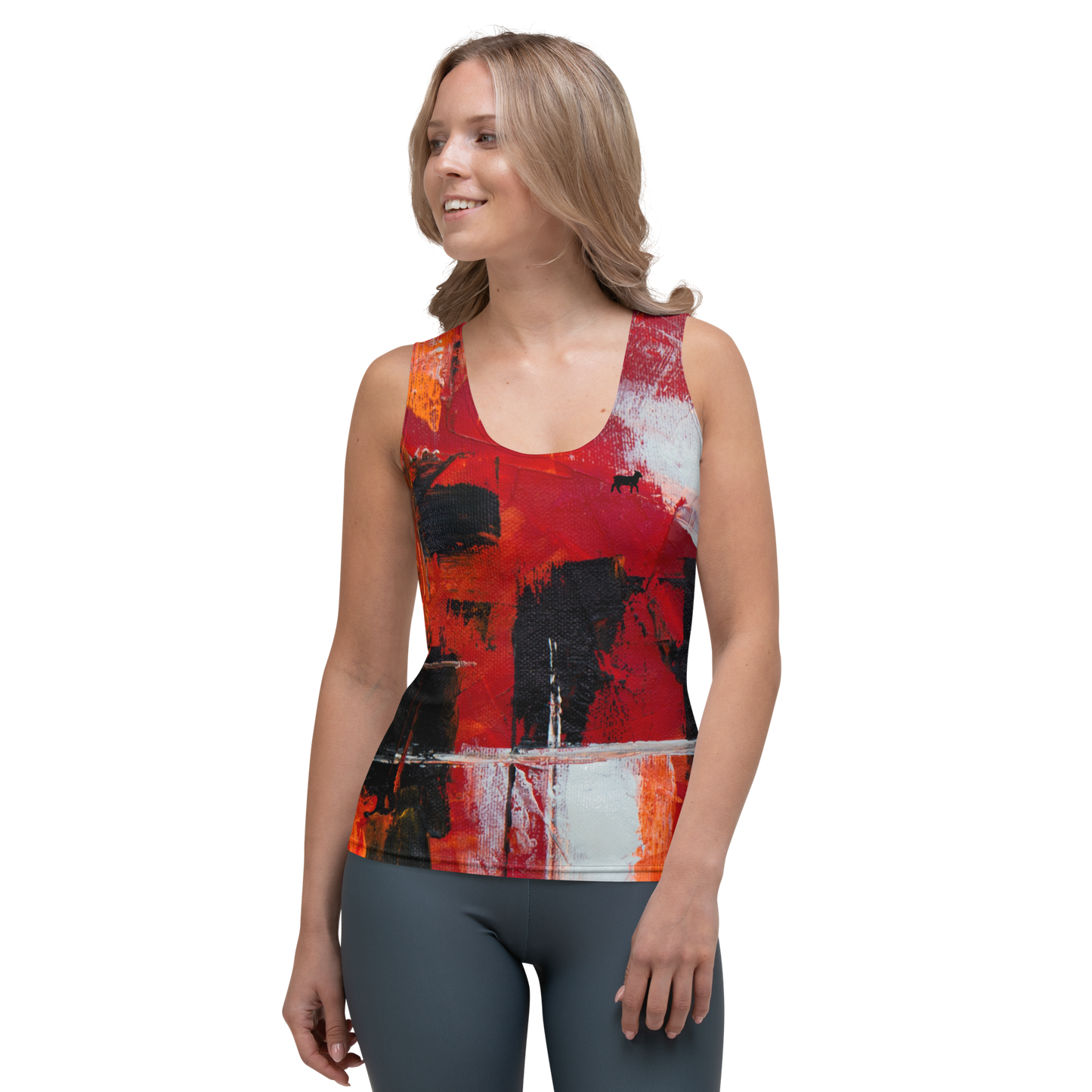 Women's Lamb Sublimation Cut & Sew Tank Top - Lamb Fashion Store