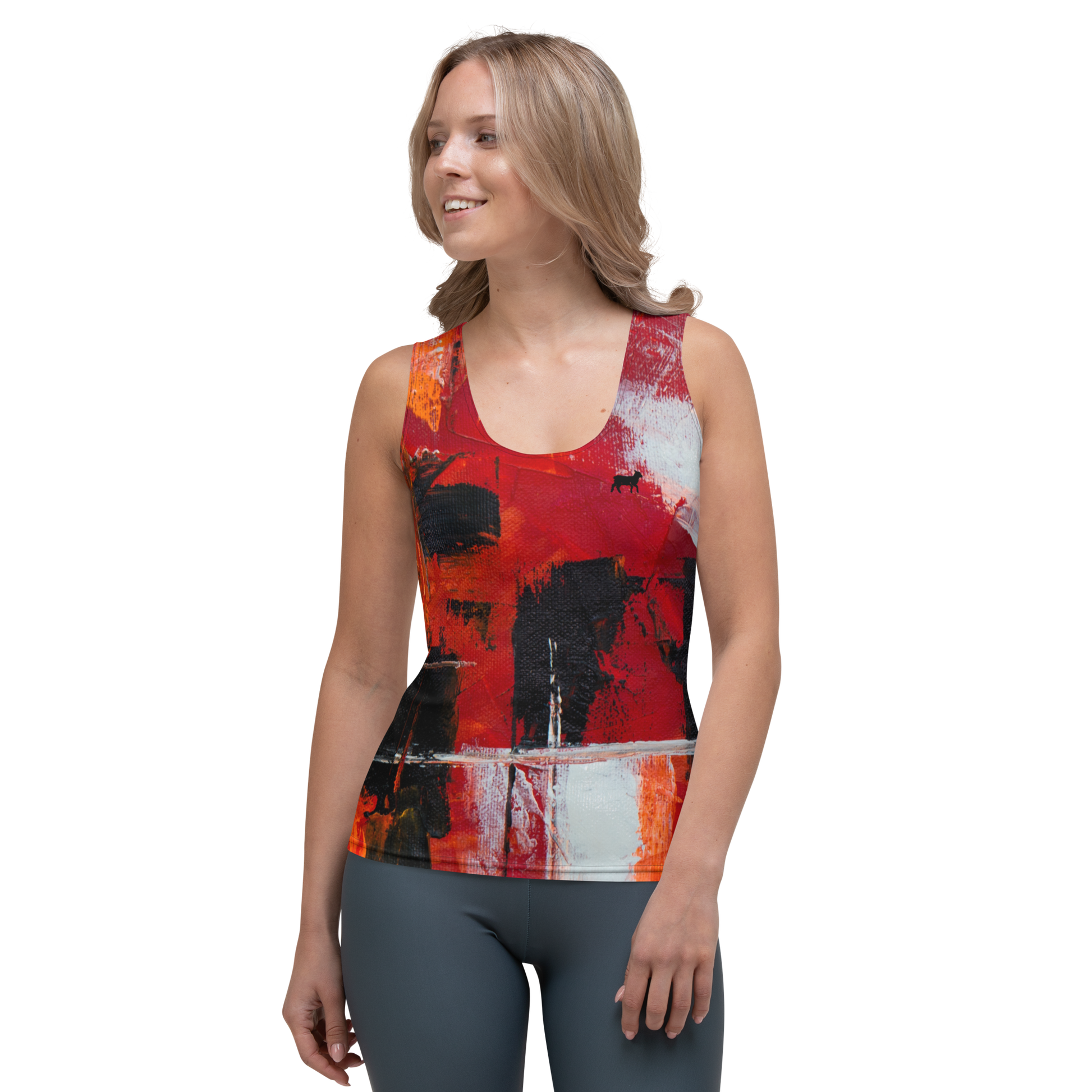 Women's Lamb Sublimation Cut & Sew Tank Top - Lamb Fashion Store