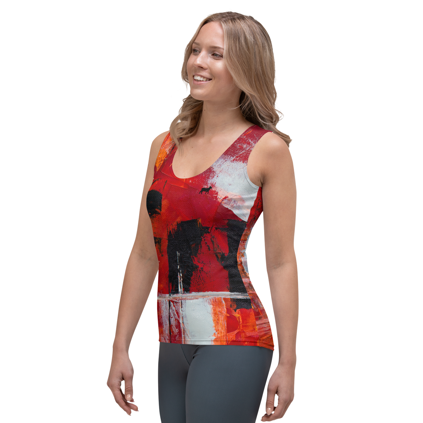 Women's Lamb Sublimation Cut & Sew Tank Top - Lamb Fashion Store