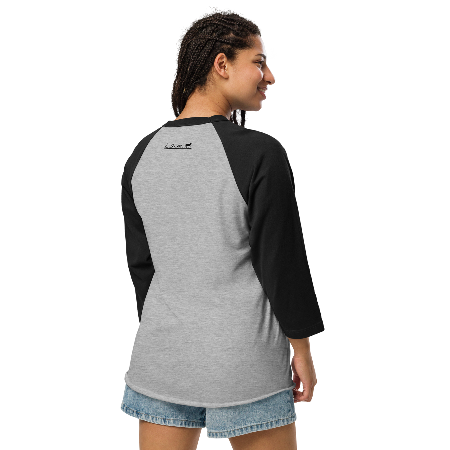 Women's Lamb 3/4 Sleeve Raglan Shirt (ALL COLORS) - Lamb Fashion Store