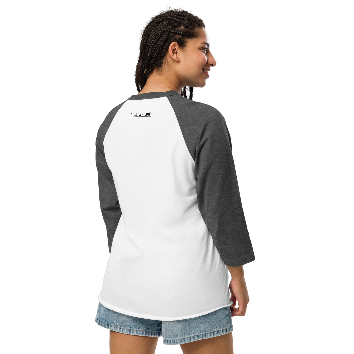 Women's Lamb 3/4 Sleeve Raglan Shirt (ALL COLORS) - Lamb Fashion Store