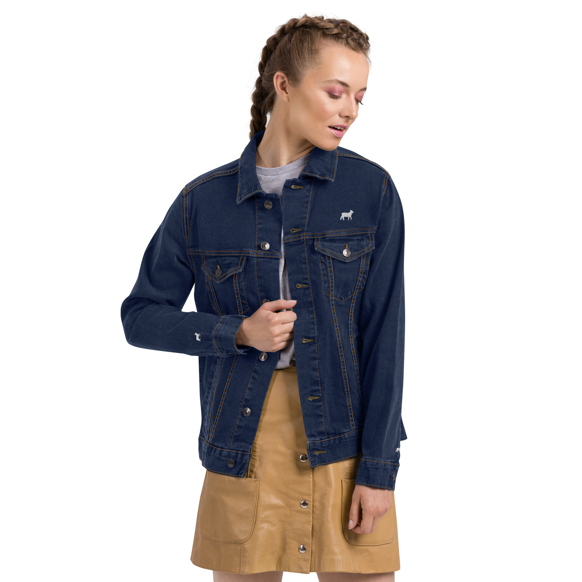 Unisex Lamb Denim Jacket (ALL COLORS) - Lamb Fashion Store