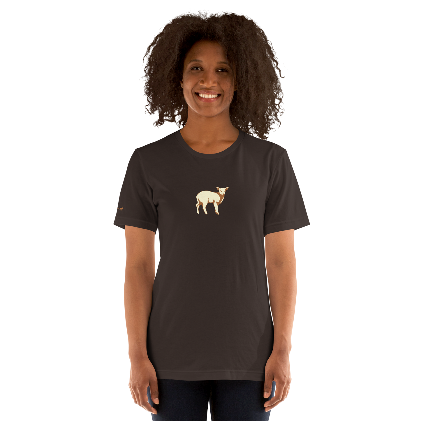 Women's Lamb Short-Sleeve T-shirt (ALL COLORS) - Lamb Fashion Store