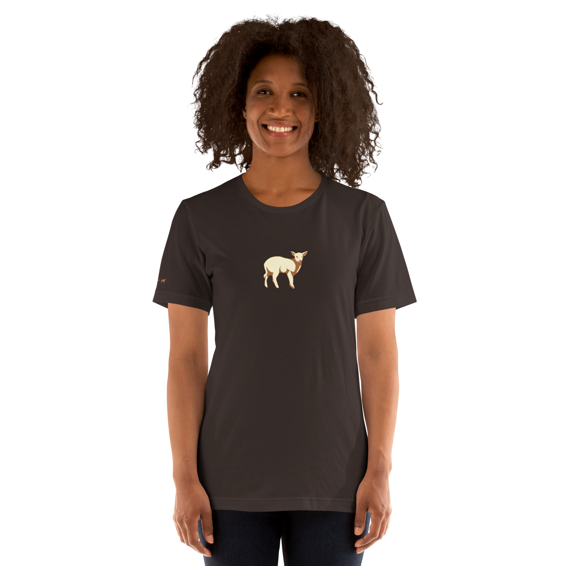 Women's Lamb Short-Sleeve T-shirt (ALL COLORS) - Lamb Fashion Store