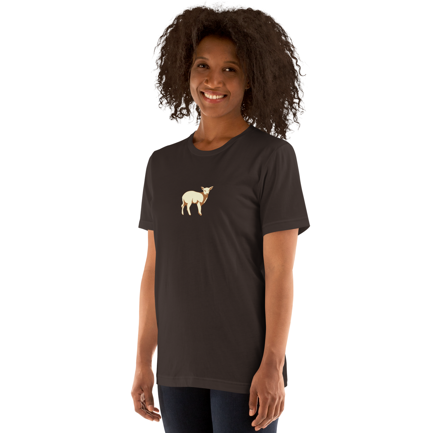 Women's Lamb Short-Sleeve T-shirt (ALL COLORS) - Lamb Fashion Store