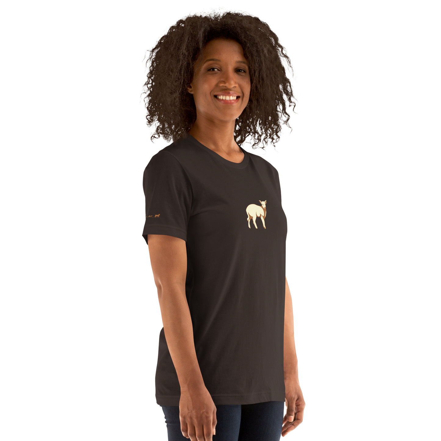 Women's Lamb Short-Sleeve T-shirt (ALL COLORS) - Lamb Fashion Store