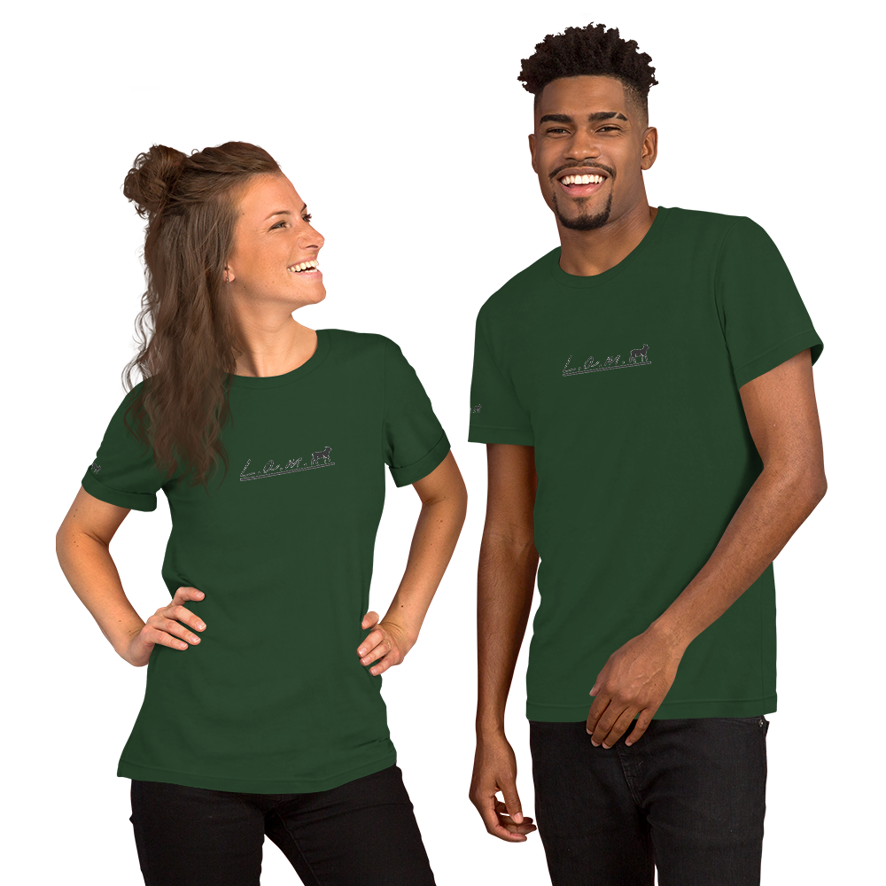 Unisex Lamb Short-Sleeve T-shirt (ALL COLORS) - Lamb Fashion Store